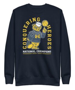 Michigan Wolverines Conquering Heroes 2026 Champions Sweatshirt
