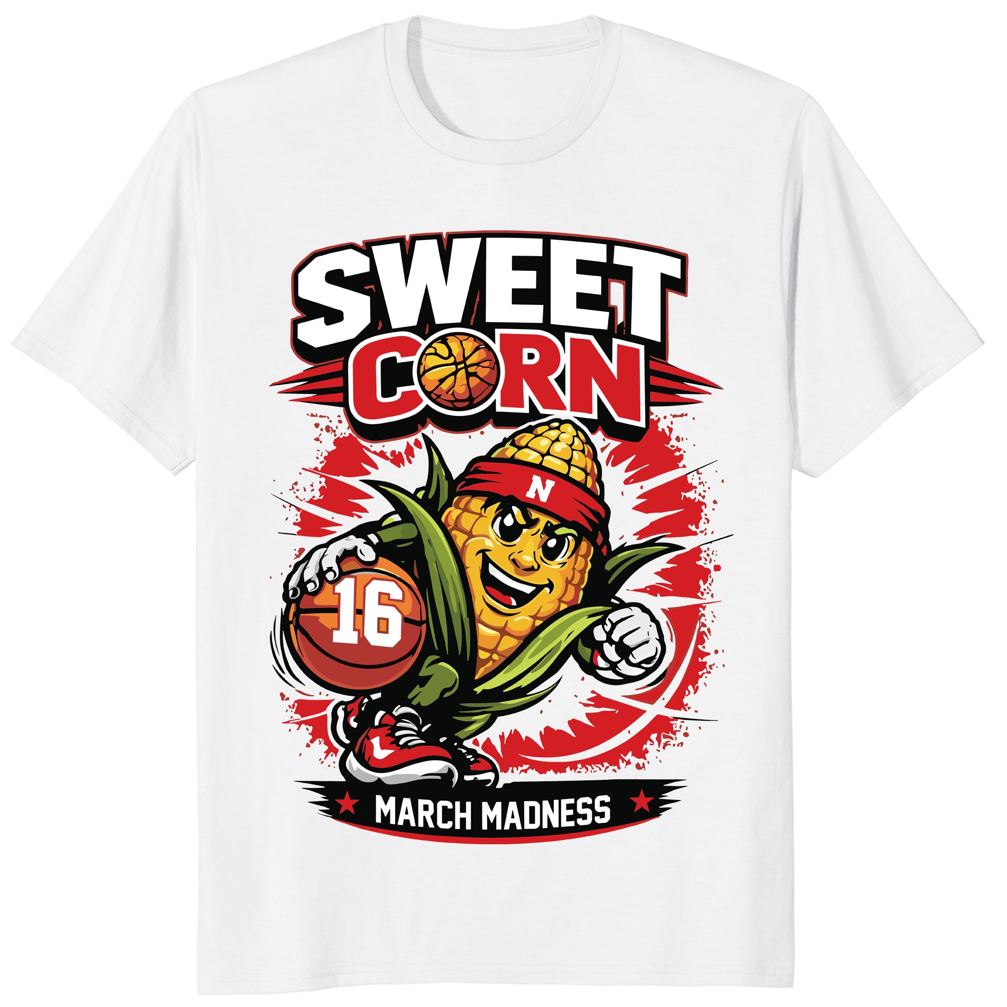 Nebraska Basketball Sweet Corn Shirt – Sweet 16 March Madness Nebraska Basketball Sweet Corn Shirt – Sweet 16 March Madness