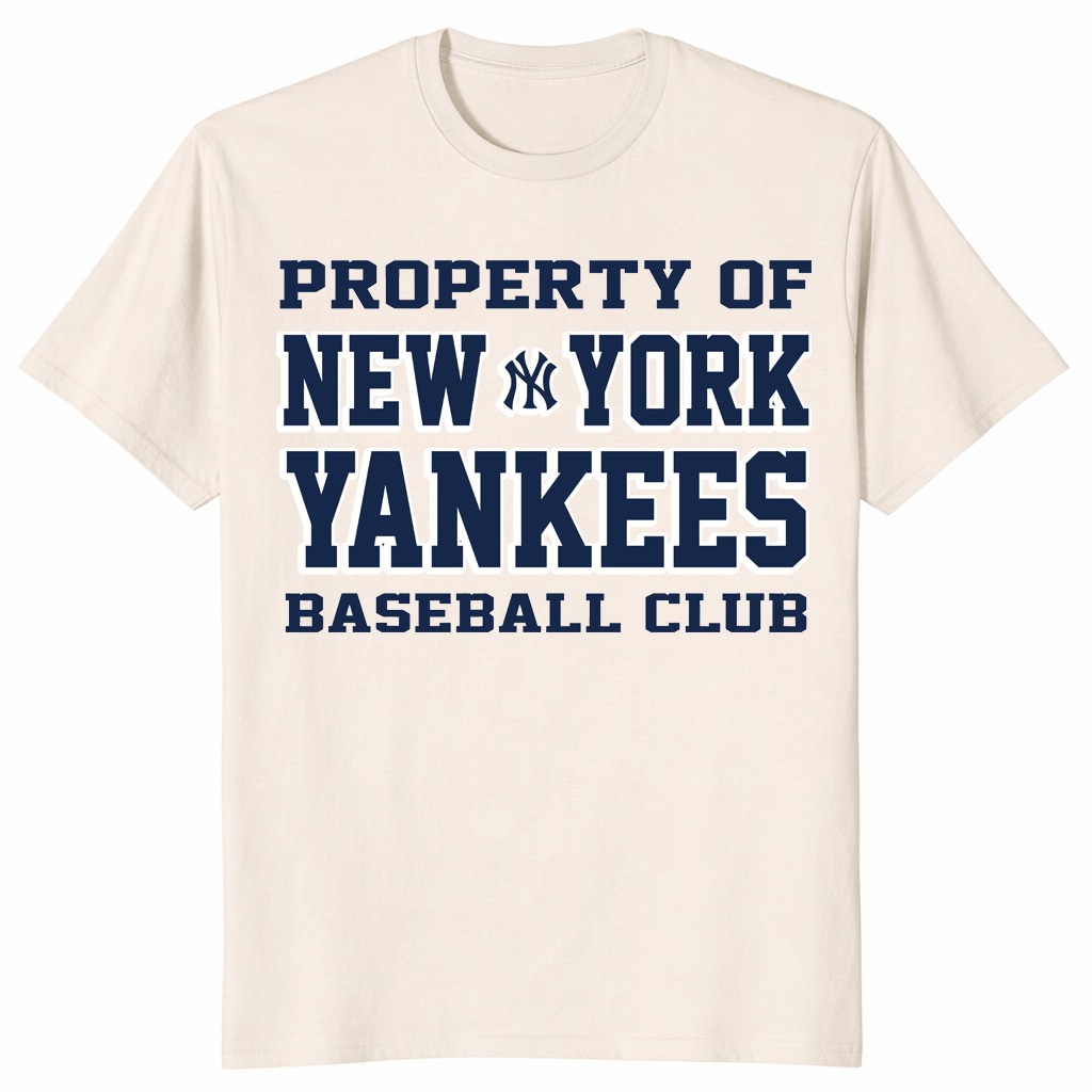 New York Yankees Shirt – Vintage Property Of Baseball Club Tee New York Yankees Shirt – Vintage Property Of Baseball Club Tee