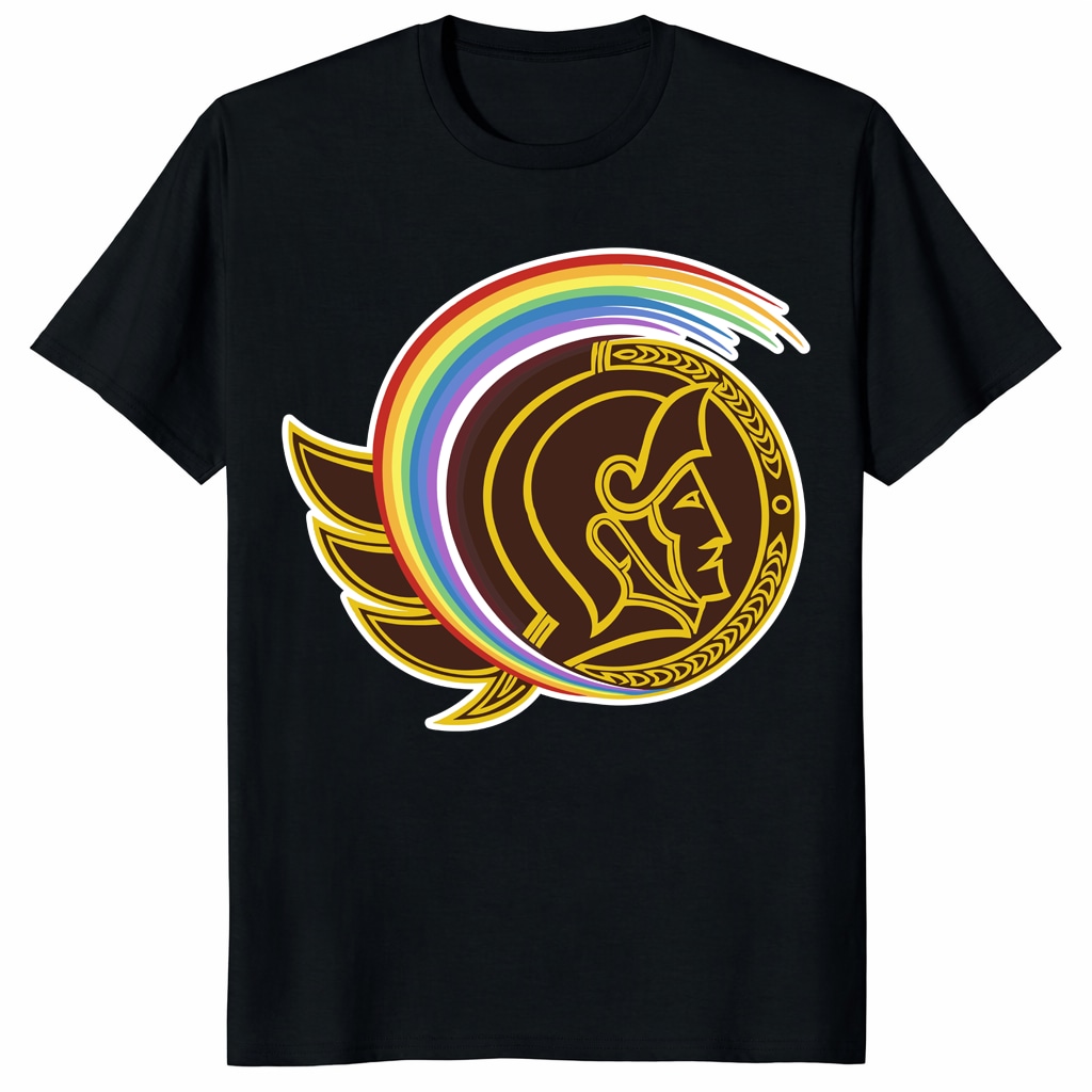 Ottawa Senators Pride Unisex Shirt – Rainbow Hockey Fan Tee Ottawa Senators Pride Unisex Shirt – Rainbow Hockey Fan Tee