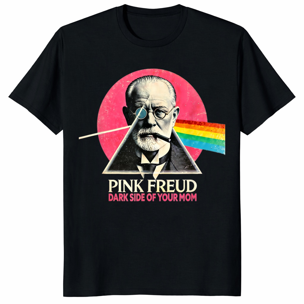 Pink Freud Shirt – Funny Psychology Gift _ Vintage Parody Tee Pink Freud Shirt – Funny Psychology Gift _ Vintage Parody Tee