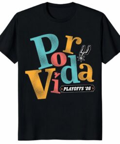 Por Vida Playoffs 2026 San Antonio Spurs Shirt – Retro Fan Tee