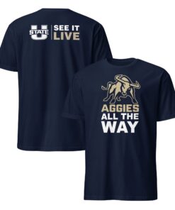 Proud Aggies All The Way Utah State Aggies Shirt – USU Fan Tee