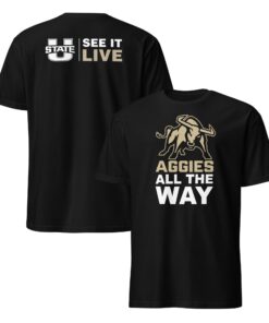 Proud Aggies All The Way Utah State Aggies Shirt – USU Fan Tee