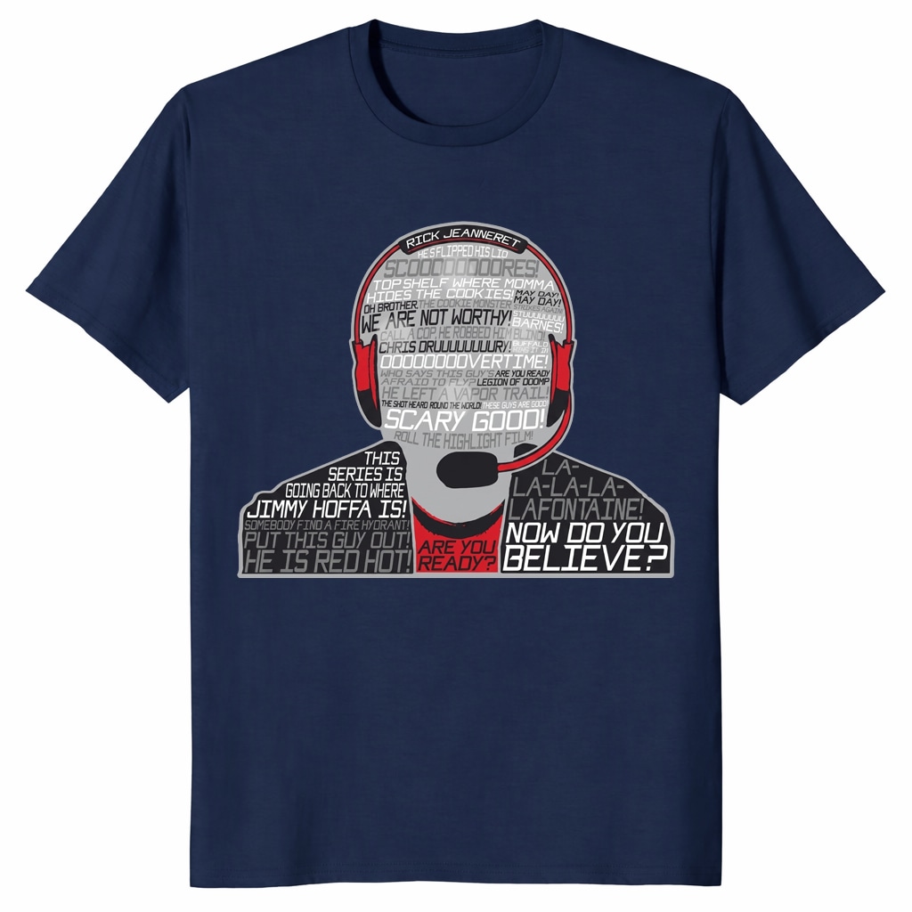 Rick Jeanneret Buffalo Hockey Legend Shirt – RJ Tribute Tee Rick Jeanneret Buffalo Hockey Legend Shirt – RJ Tribute Tee
