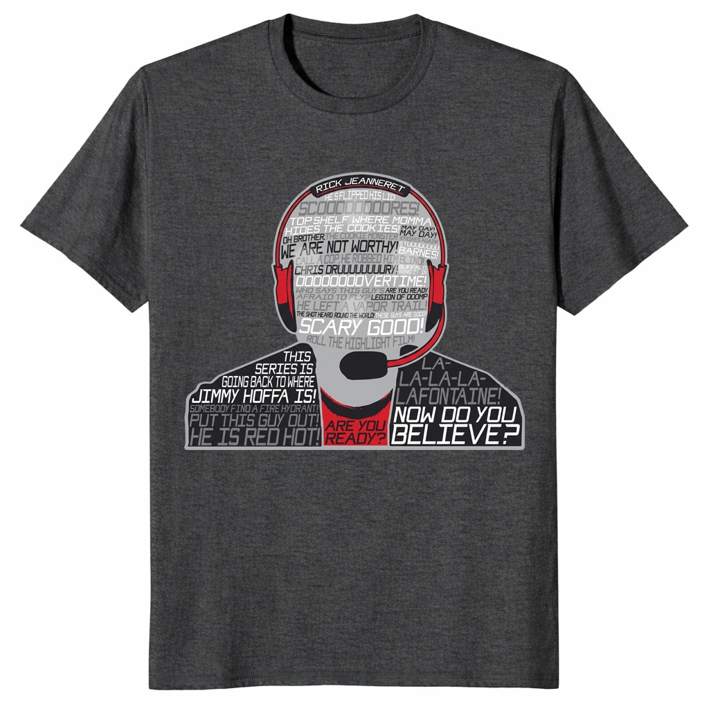 Rick Jeanneret Buffalo Hockey Legend Shirt – RJ Tribute Tee Rick Jeanneret Buffalo Hockey Legend Shirt – RJ Tribute Tee