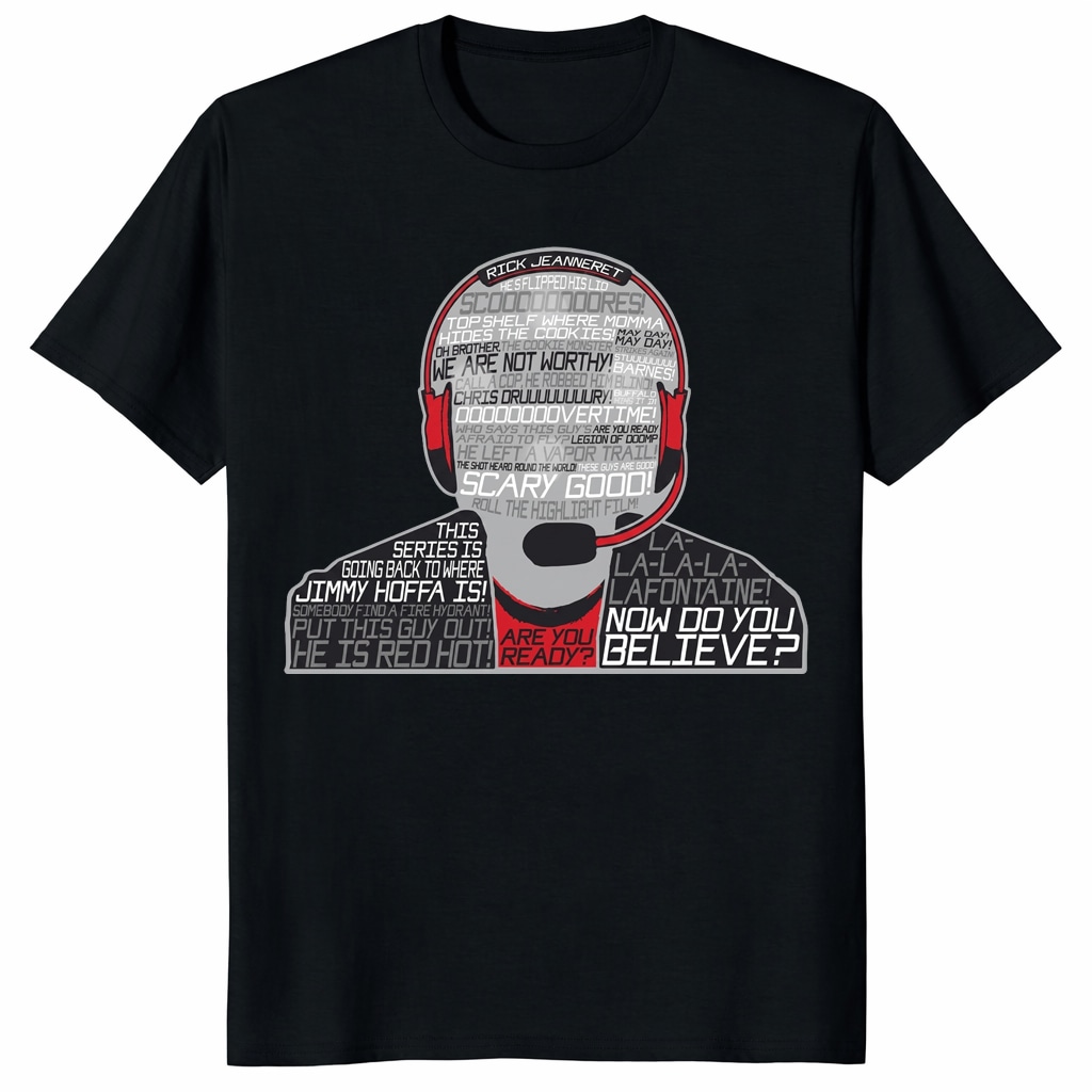 Rick Jeanneret Buffalo Hockey Legend Shirt – RJ Tribute Tee Rick Jeanneret Buffalo Hockey Legend Shirt – RJ Tribute Tee