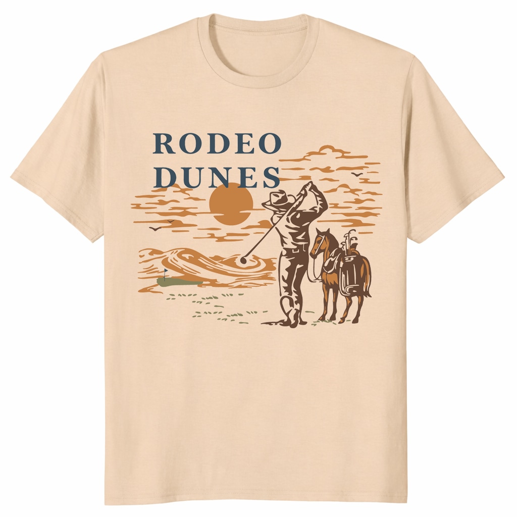 Rodeo Dunes Golf Shirt _ Colorado Links Graphic Tee Rodeo Dunes Golf Shirt _ Colorado Links Graphic Tee
