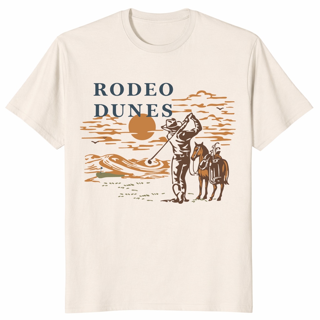 Rodeo Dunes Golf Shirt _ Colorado Links Graphic Tee Rodeo Dunes Golf Shirt _ Colorado Links Graphic Tee