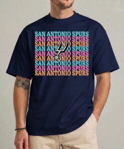 San Antonio Spurs Fan Shirt – Wemby Era Silver & Black Tee