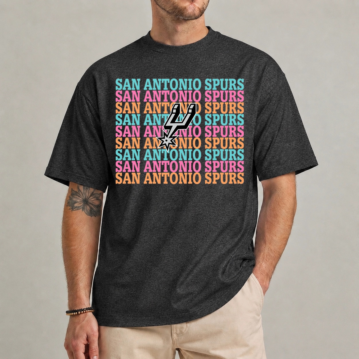 San Antonio Spurs Fan Shirt – Wemby Era Silver & Black Tee San Antonio Spurs Fan Shirt – Wemby Era Silver & Black Tee