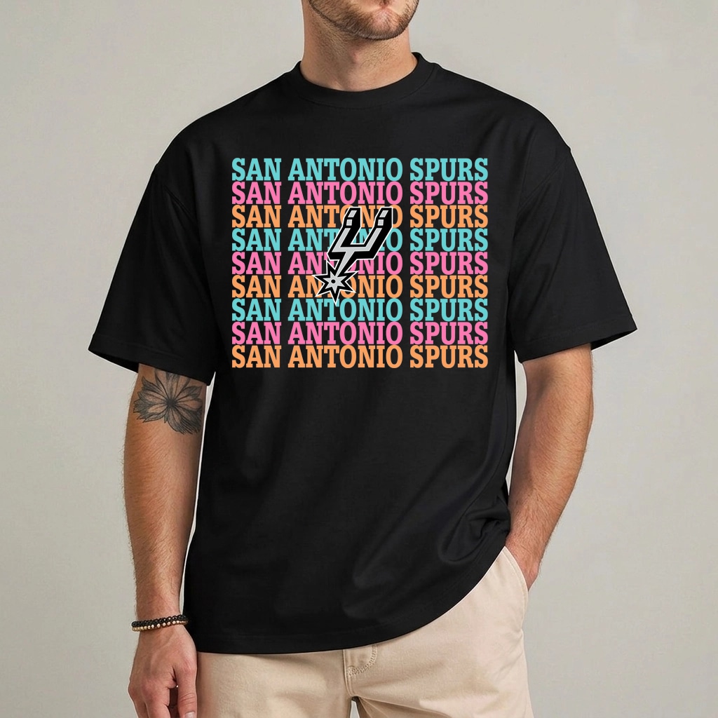 San Antonio Spurs Fan Shirt – Wemby Era Silver & Black Tee San Antonio Spurs Fan Shirt – Wemby Era Silver & Black Tee