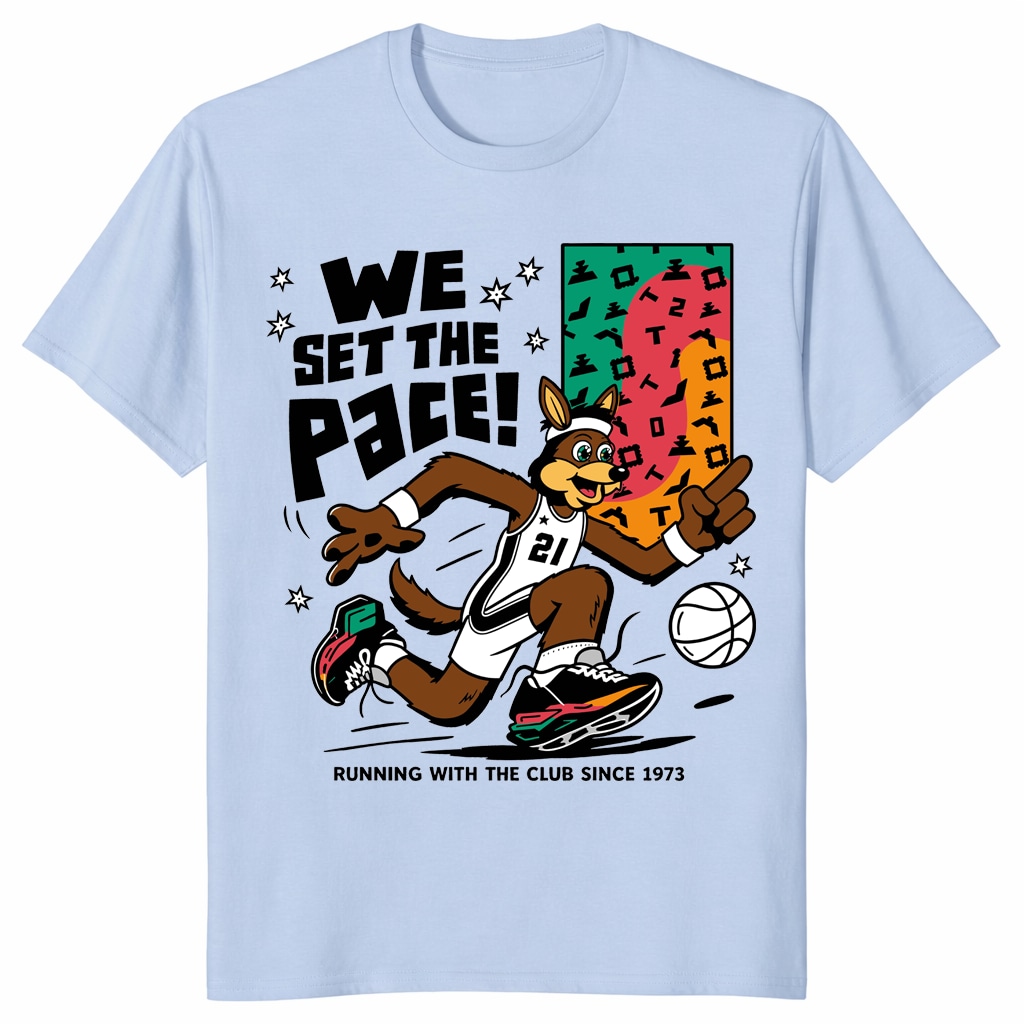 San Antonio Spurs We Set The Pace Unisex Shirt _ Retro Fan Tee San Antonio Spurs We Set The Pace Unisex Shirt _ Retro Fan Tee