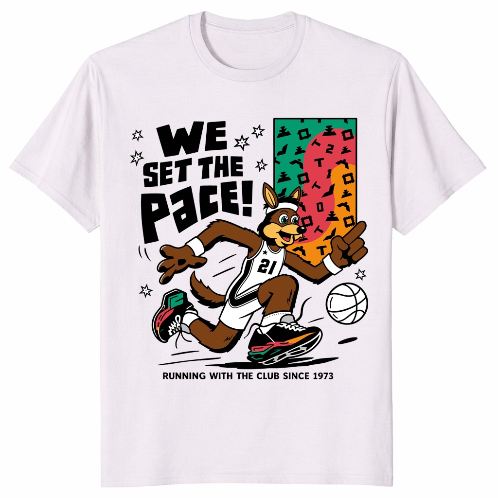 San Antonio Spurs We Set The Pace Unisex Shirt _ Retro Fan Tee San Antonio Spurs We Set The Pace Unisex Shirt _ Retro Fan Tee