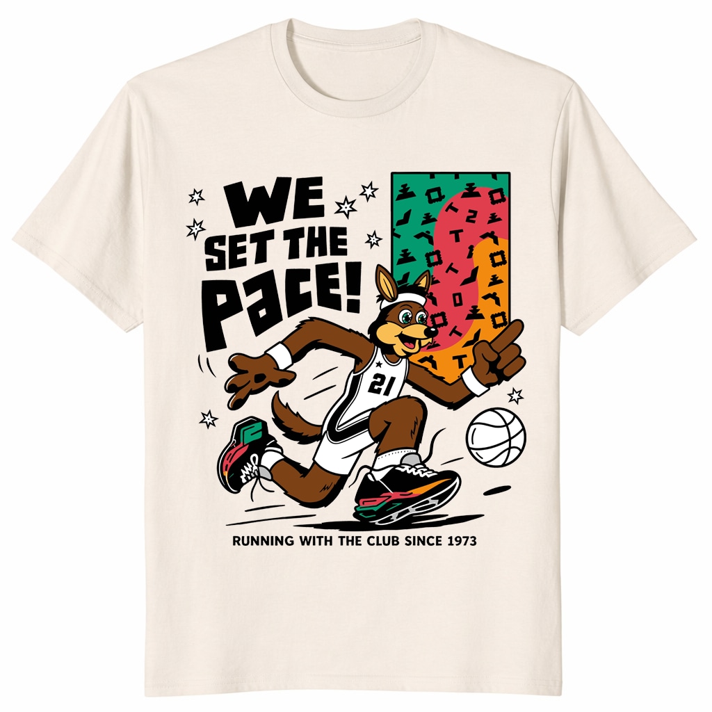 San Antonio Spurs We Set The Pace Unisex Shirt _ Retro Fan Tee San Antonio Spurs We Set The Pace Unisex Shirt _ Retro Fan Tee