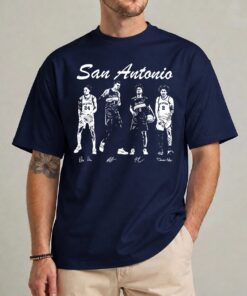 San Antonio Spurs Wembanyama Harper Castle Vassell Shirt