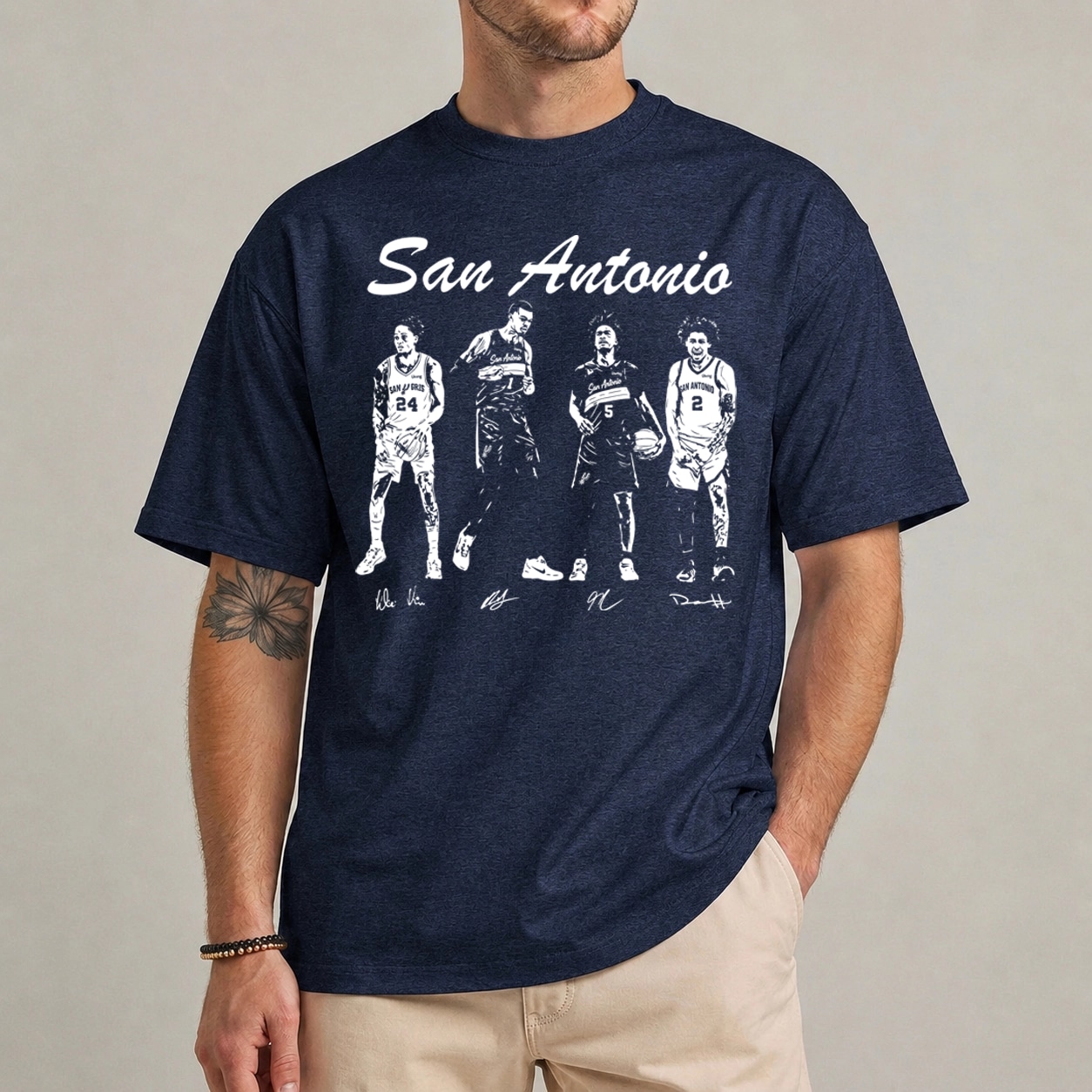 San Antonio Spurs Wembanyama Harper Castle Vassell Shirt San Antonio Spurs Wembanyama Harper Castle Vassell Shirt