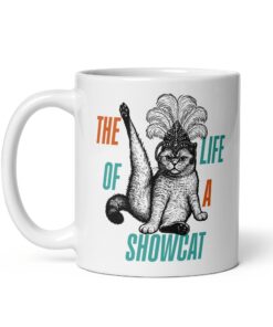 Show Cat Coffee Mug – Funny Retro Scottish Fold Cat Gift