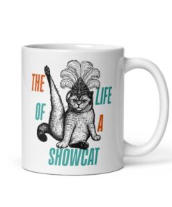 Show Cat Coffee Mug – Funny Retro Scottish Fold Cat Gift