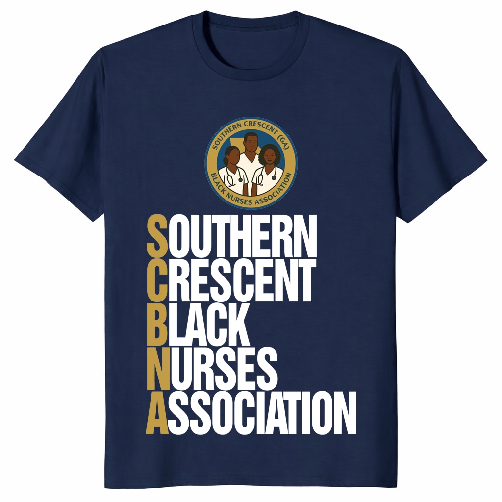 Southern Crescent Black Nurses Association Unisex Shirt – Nurse Pride Southern Crescent Black Nurses Association Unisex Shirt – Nurse Pride