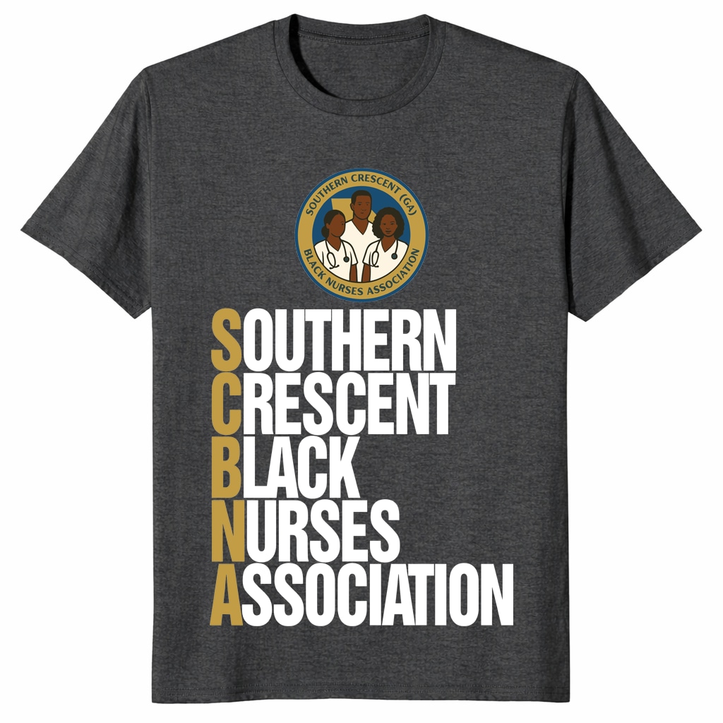 Southern Crescent Black Nurses Association Unisex Shirt – Nurse Pride Southern Crescent Black Nurses Association Unisex Shirt – Nurse Pride