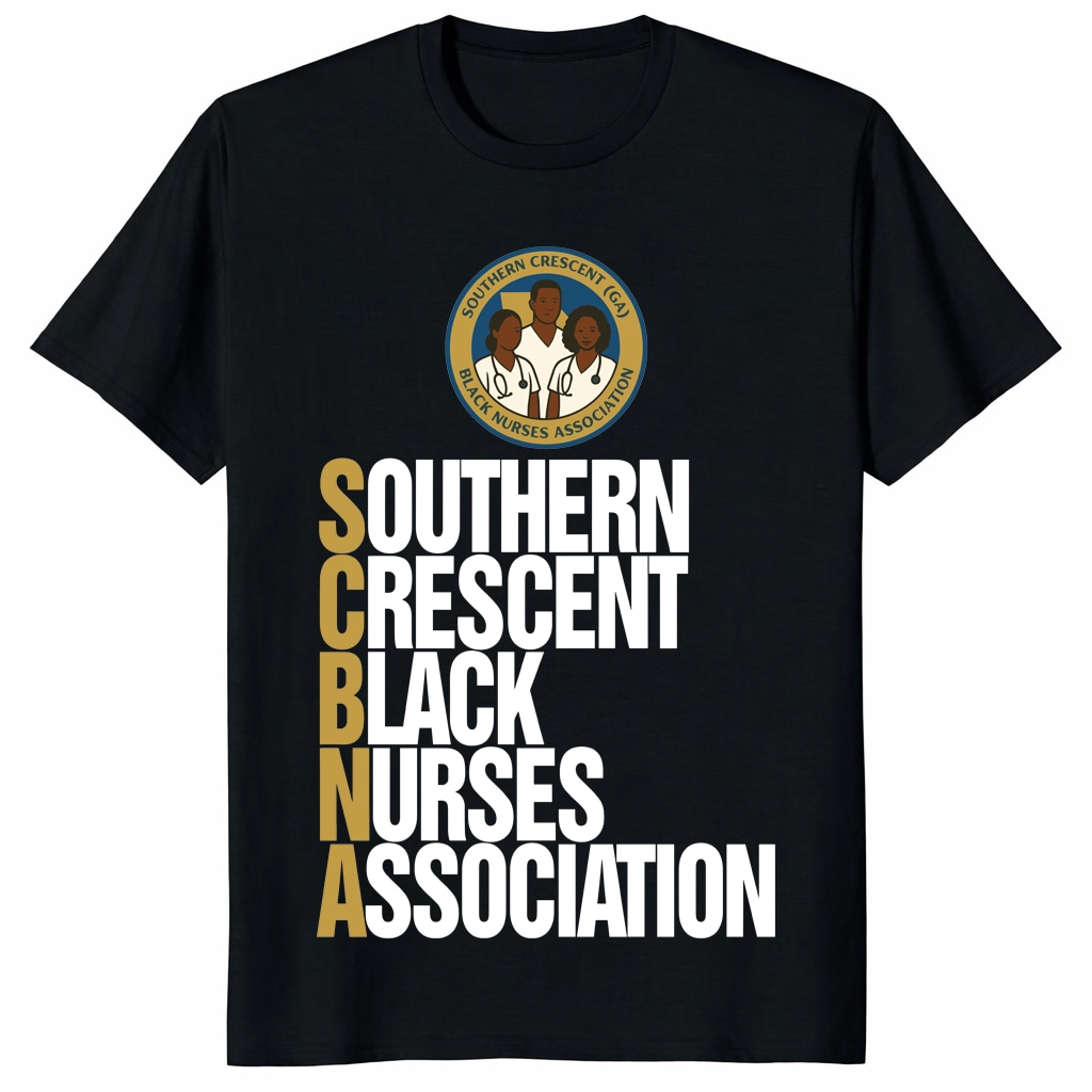 Southern Crescent Black Nurses Association Unisex Shirt – Nurse Pride Southern Crescent Black Nurses Association Unisex Shirt – Nurse Pride