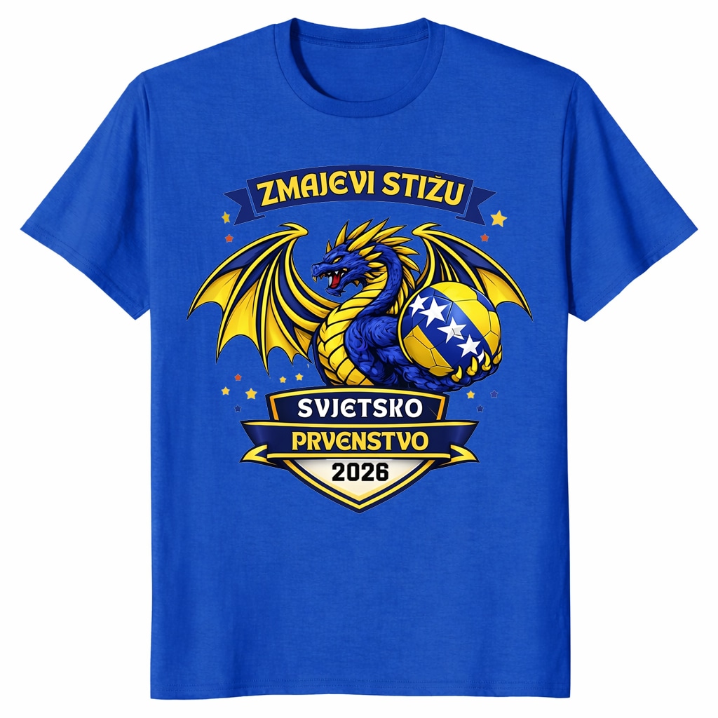 Stizu Zmajevi Bosnian World Cup Shirt – 2026 Fan Tee Stizu Zmajevi Bosnian World Cup Shirt – 2026 Fan Tee