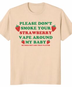 Strawberry Vape Shirt – Funny Meme Parent Gift Tee