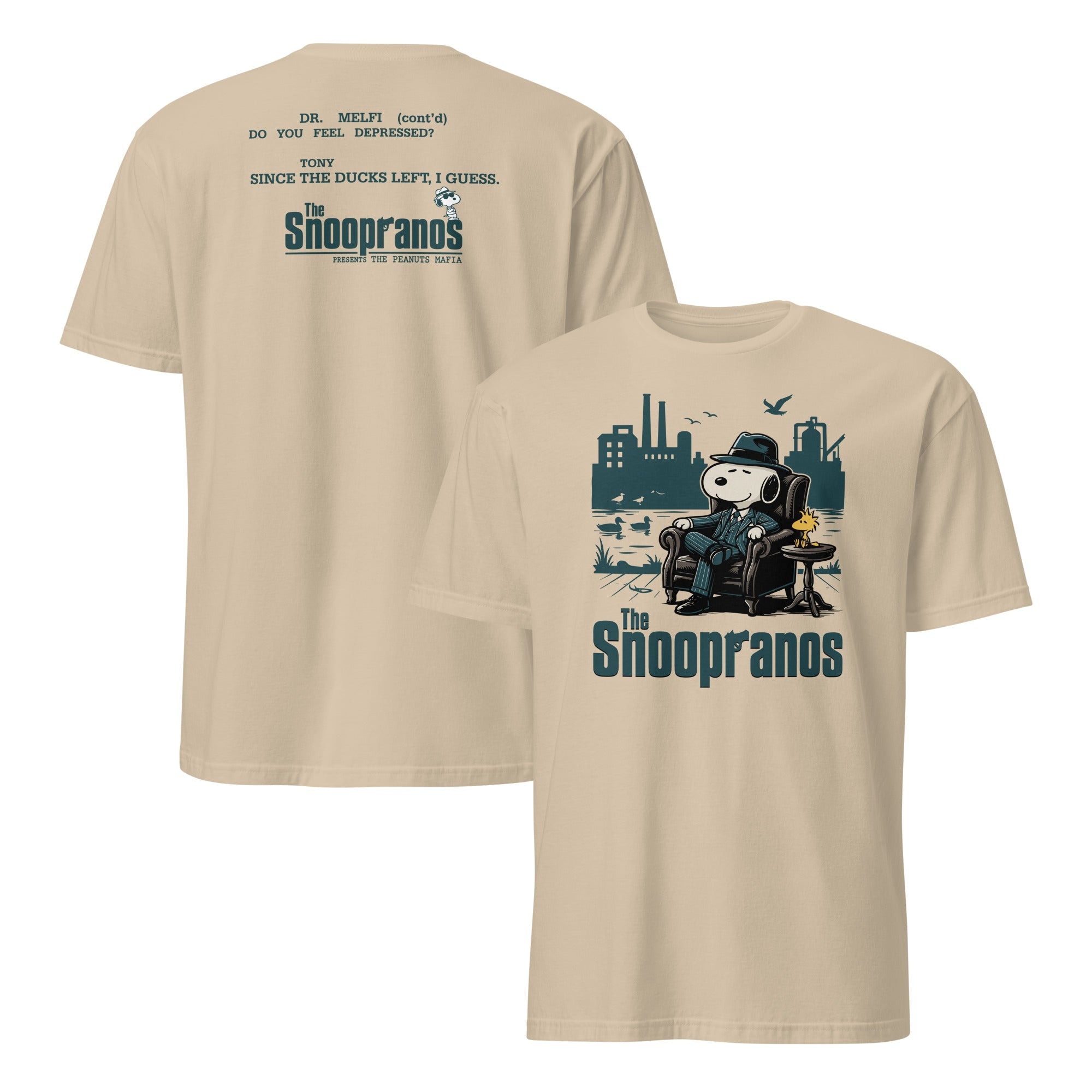 The Snoopranos Peanuts Mafia Parody Shirt Sopranos Mashup Tee The Snoopranos Peanuts Mafia Parody Shirt Sopranos Mashup Tee