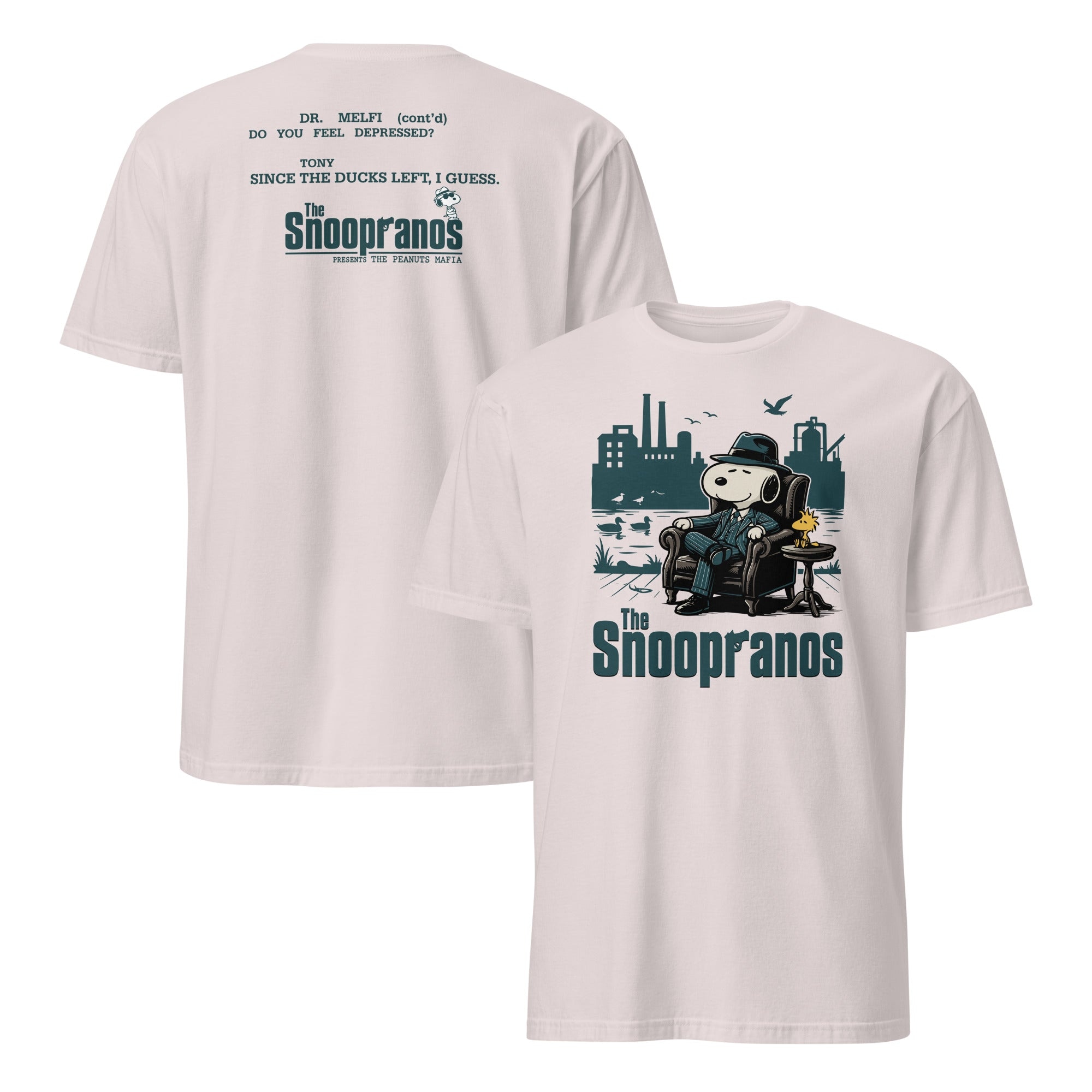 The Snoopranos Peanuts Mafia Parody Shirt Sopranos Mashup Tee The Snoopranos Peanuts Mafia Parody Shirt Sopranos Mashup Tee