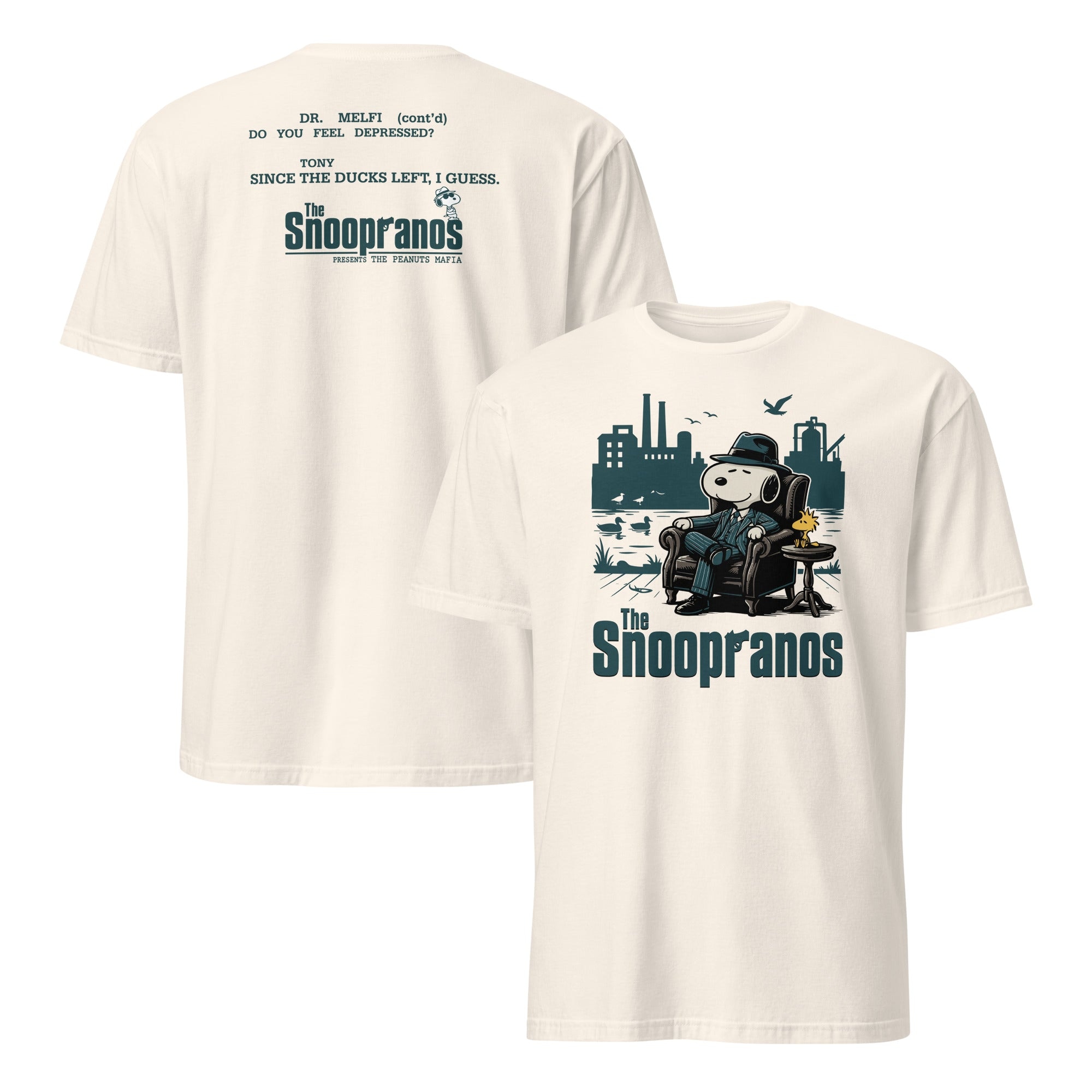 The Snoopranos Peanuts Mafia Parody Shirt Sopranos Mashup Tee The Snoopranos Peanuts Mafia Parody Shirt Sopranos Mashup Tee