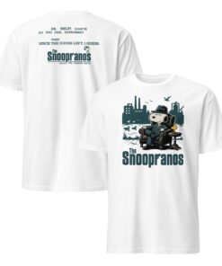 The Snoopranos Peanuts Mafia Parody Shirt Sopranos Mashup Tee