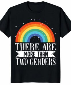 There Are More Than Two Genders Shirt – Rainbow Pride Tee