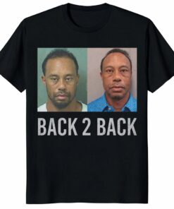 Tiger Woods Back 2 Back MugshoUnisex Shirt – Funny Golf Meme Tee