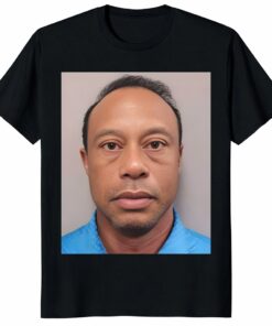 Tiger Woods Inspired Parody Mugshot 2026 Tee Shirt