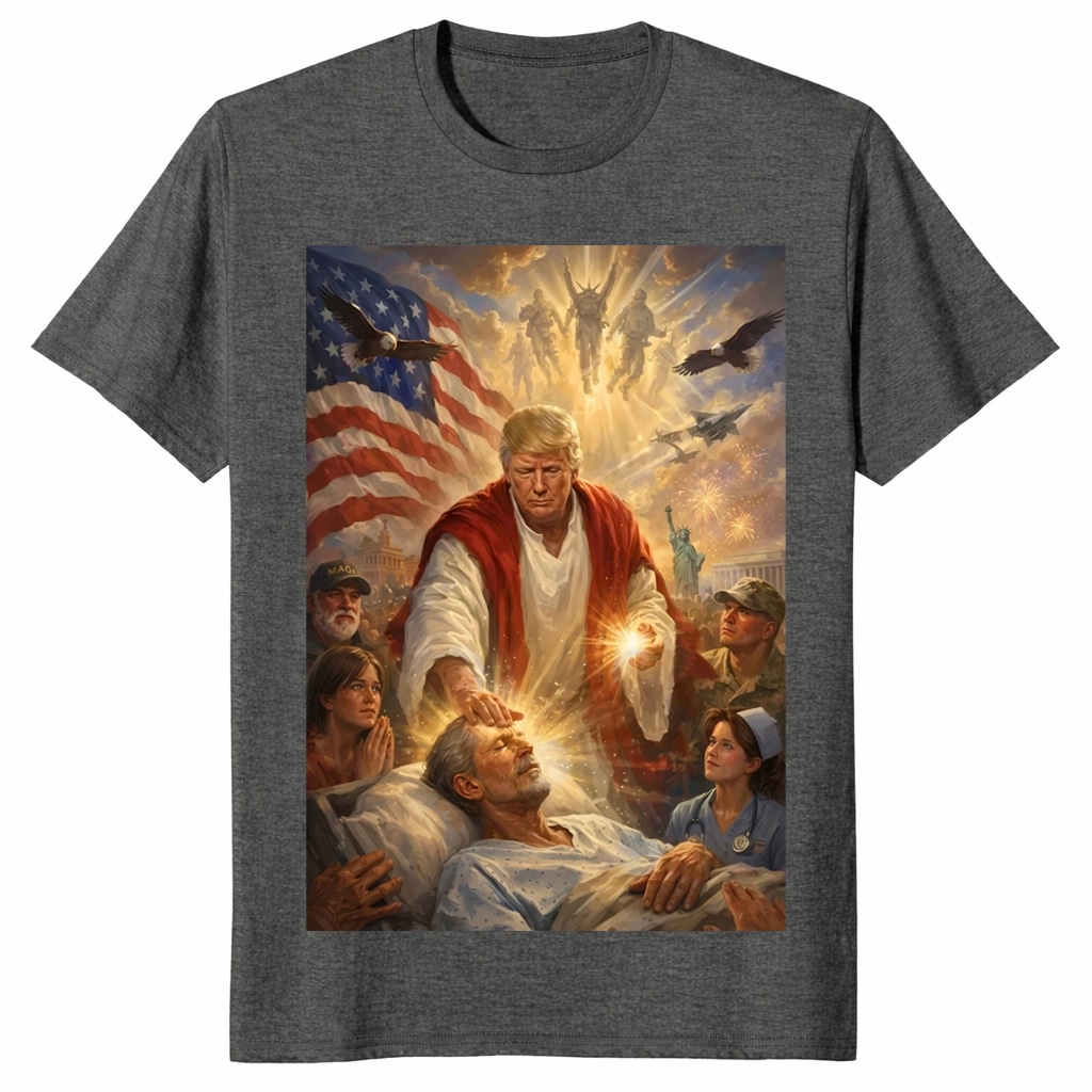 Trump Jesus Christ Unisex Shirt – Patriotic Christian Statement Tee Trump Jesus Christ Unisex Shirt – Patriotic Christian Statement Tee