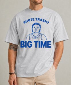 Viral Zach Benson White Trash Big Time Shirt – Buffalo Sabres Fan Tee