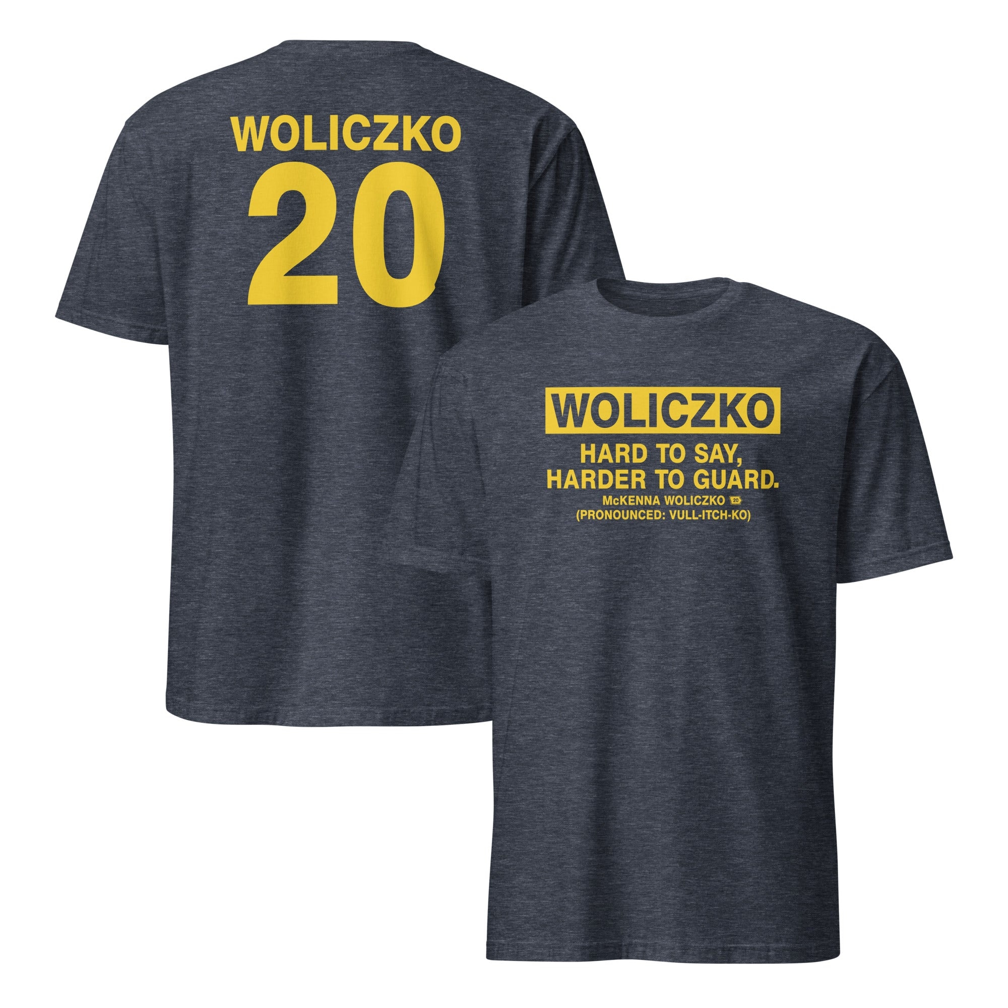 Woliczko Hard To Say Harder To Guard Unisex Shirt Woliczko Hard To Say Harder To Guard Unisex Shirt
