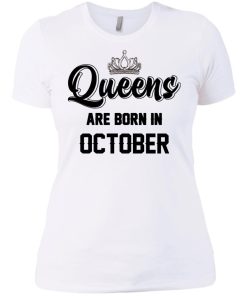 Queens are born in october T-shirt,Tank top & Hoodies