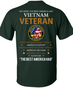 United states veteran vietnam war Shirts - We were best America had Vietnam veteran T-shirt,Tank top & Hoodies