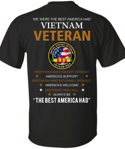 United states veteran vietnam war Shirts - We were best America had Vietnam veteran T-shirt,Tank top & Hoodies