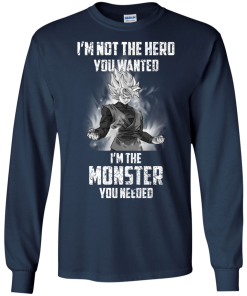 Black Goku DragonBall Shirts - I am not the hero you wanted, I'm the monster you needed T-shirt,Tank top & Hoodies