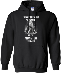 Black Goku DragonBall Shirts - I am not the hero you wanted, I'm the monster you needed T-shirt,Tank top & Hoodies