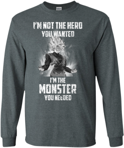 Black Goku DragonBall Shirts - I am not the hero you wanted, I'm the monster you needed T-shirt,Tank top & Hoodies
