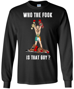 Conor McGregor Shirt - Who the fook is that guy shirts - Conor McGregor Vs Floyd Mayweather August 26 T-shirt,Tank top & Hoodies