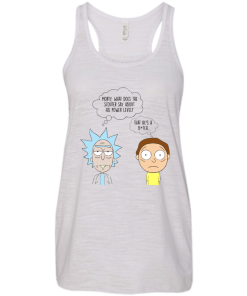Morty and Rick shirts - What does the scouter say about his power level T-shirt,tank top & hoodies