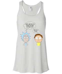 Morty and Rick shirts - What does the scouter say about his power level T-shirt,tank top & hoodies