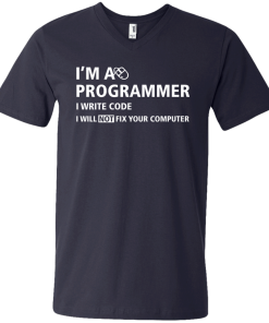 I'm a programmer I write code I will not fix your computer tshirt,tank,hoodie