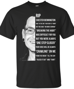 Rip Chester Bennington shirts - Now 