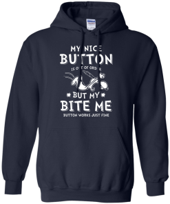 Snoopy Shirts - My nice button is out of order but my bite me button works just fine t-shirt,tank,sweater